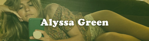 Leaked alyssagreen header onlyfans leaked