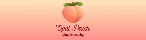 Leaked opalispeachy header onlyfans leaked