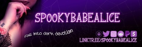 Leaked spookybabealice header onlyfans leaked