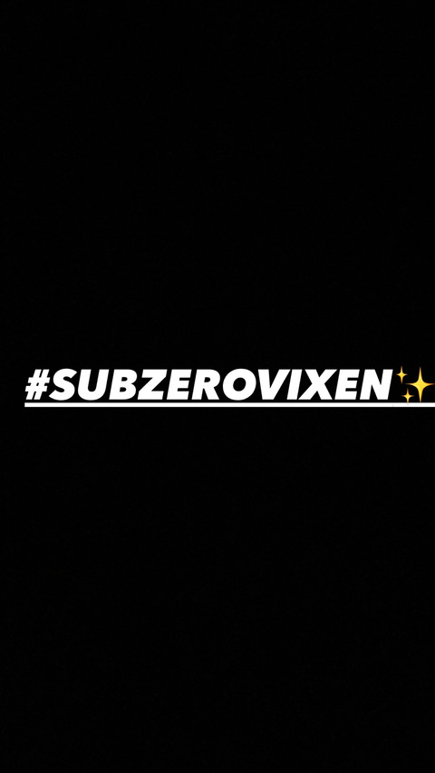 Leaked subzerovixen header onlyfans leaked