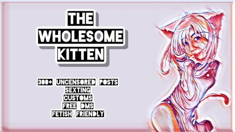 Leaked wholesomekitten header onlyfans leaked